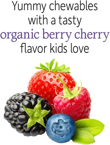 Miniatura 2 de Garden of Life Paquete de probióticos para niños y mujeres: probióticos Dr. Formulados Kids+ Berry Cherry 5 mil millones de UFC - 30 masticables +