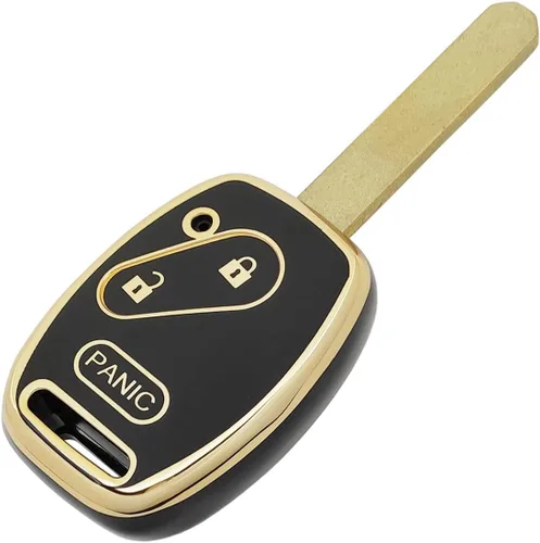 Miniatura 2 de Funda para llavero de TPU suave 360 para Honda Accord Civic CR-V Pilot CR-Z Fit Insight Odyssey llavero sin llave