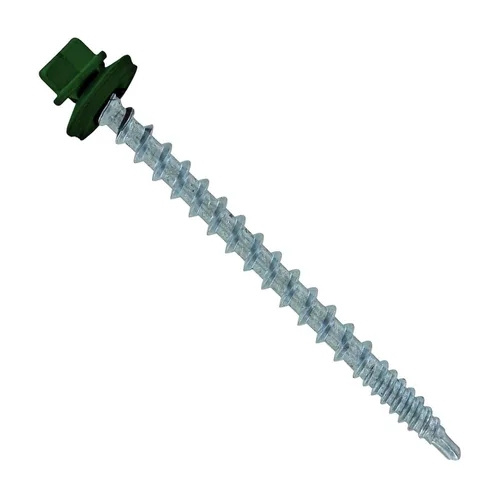 Miniatura 59 de Fasteners Plus ST Fastening Kwikseal Woodbinder Tornillos de Metal a Madera #10 X 1 Burgundy con Arandela de Goma EPDM, 250 Unidades - Diseñados