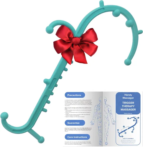 Miniatura 9 de Ranarose Masajeador de Tejido Profundo para Espalda y Cuello - Stick de Masaje para la Espalda para Alivio del Dolor, Removedor de Nudos Musculares