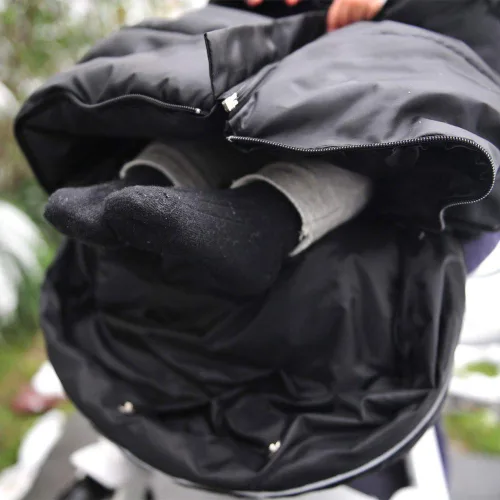 Miniatura 6 de Go - Saco de dormir repelente al agua para cochecito de bebé de 3 estaciones, cómodo saco de dormir para bebé, para invierno, al aire libre