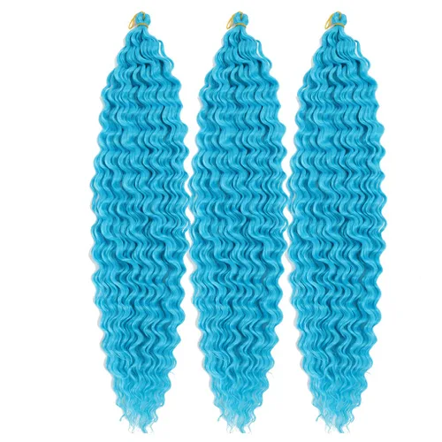 Miniatura 36 de 3 trenzas de ganchillo Passion Twist, cabello sintético preseparado para trenzar de 14 pulgadas, 3 paquetes de cabello trenzado pretrenzado