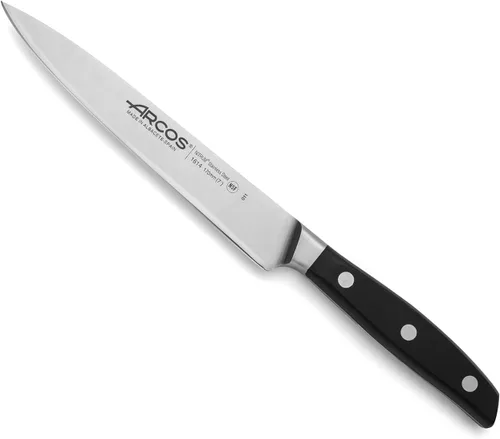 Miniatura 6 de Arcos Cuchillo deshuesador de acero inoxidable nitrum de 6 pulgadas y hoja de 6.299 in. Cuchillo de carnicero profesional para cortar huesos