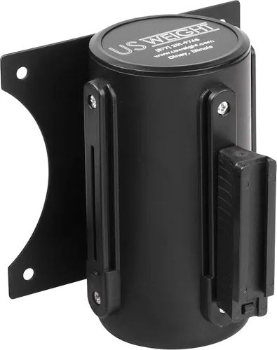 Miniatura 2 de US Weight Soporte de pared con cinturón retráctil, 8', Negro, 1