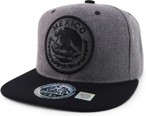 Trendy Apparel Shop Gorra de béisbol bordada con logotipo circular de Cities of Mexico