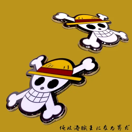 Miniatura 7 de Emblema de anime para automóvil, calcomanía de metal de anime, ememblema de esmalte de anime para computadora portátil para escritorio, emblema