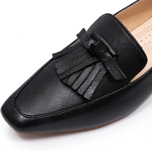 Miniatura 3 de Mona Flying Mocasines de cuero para mujer, estilo informal, planos, para mujeres y jóvenes