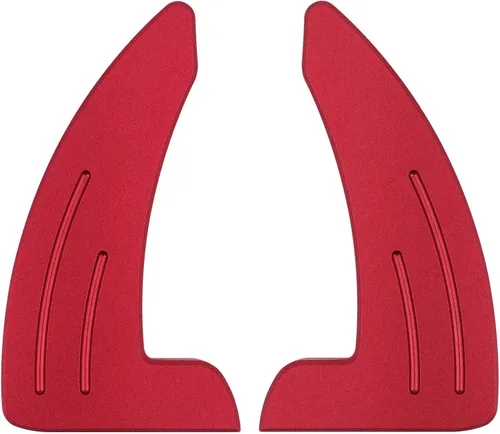 Miniatura 7 de Cubierta de extensión de paletas de cambio del volante para Dodge Challenger Charger Durango RT & Scat Pack 2015-2024, para Jeep Grand Cherokee Rojo