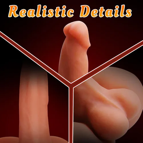 Miniatura 4 de Muñeca sexual masculina de 5 libras con consolador flexible, muñecas sexuales realistas con polla enorme de 5 pulgadas para estimulación anal