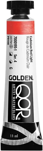 Miniatura 55 de GOLDEN QoR Acuarelas para artistas, Azul cobalto y teja, tubo de 11 ml, pintura profesional de acuarela, semiopaca Verde azulado cobalto
