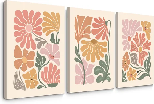 Miniatura 23 de Arte de pared botánico vintage, lienzo floral antiguo, arte de pared, impresiones de flores neutrales, póster vintage de granja, pintura para sala