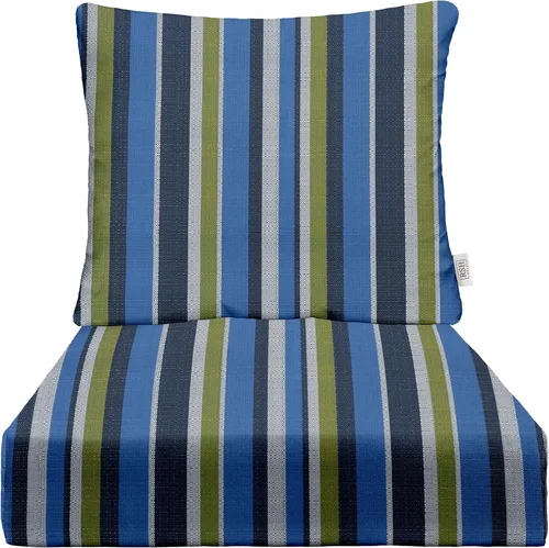 Miniatura 64 de RSH DECOR: Sunbrella - Cojín de asiento profundo con respaldo de almohada, asiento de 23 x 24 x 5 pulgadas, tela de rendimiento resistente al agua