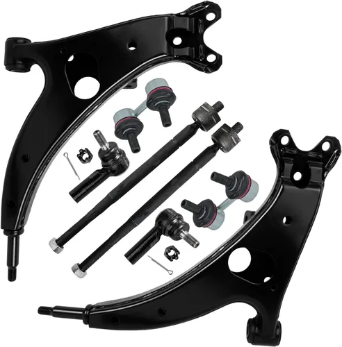 Miniatura 287 de Detroit Axle - Kit de brazos de control de extremo delantero de 8 piezas para Dodge Dakota 00-04, Durango 00-03, 4 brazos de control superior e