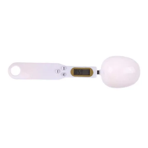 Miniatura 6 de 1pc blanco LCD digital cuchara escala mini portátil cocina báscula cucharas mediciones peso electrónico volumn alimentos básculas