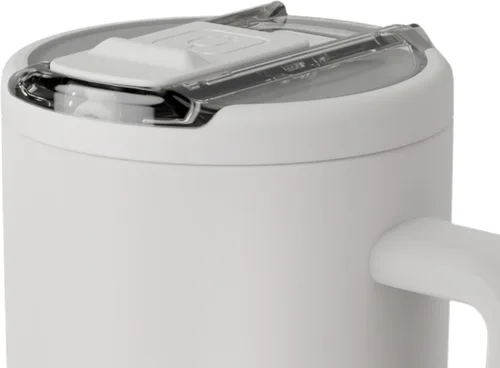 Miniatura 44 de BrüMate Era Flip - Vaso de 30 onzas con tapa con pajilla cubierta 100 % a prueba de fugas, popote higiénico cubierto, botella de agua de acero