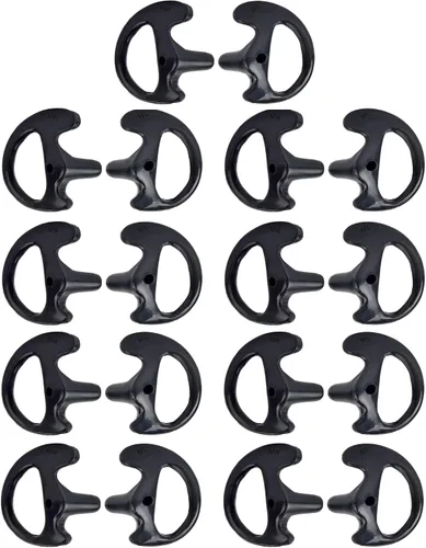 Miniatura 8 de HYS Auriculares abiertos flexibles, punta de oreja mediana para tubo de bobina acústica transparente, kit de audio para auriculares, 3 pares
