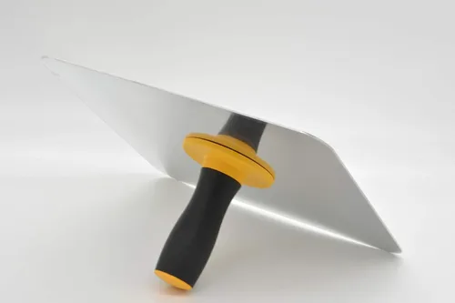 Miniatura 2 de Halcón de enlucido de aluminio con mango de agarre suave, soporte para tablero de mortero de yeso herramienta de enlucido para cemento, mortero