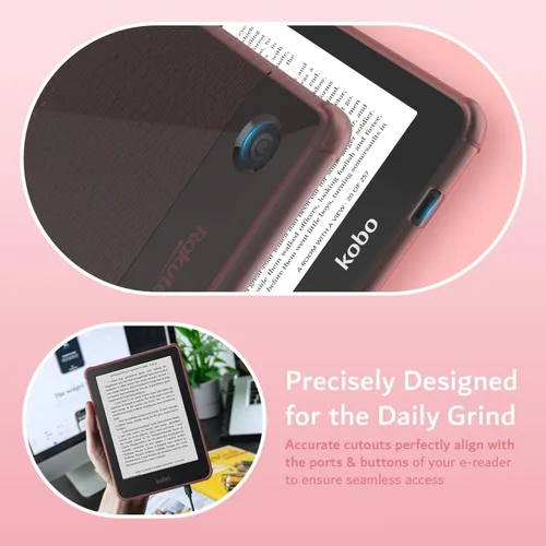Miniatura 7 de TUDIA SKN - Funda diseñada para Kobo Clara 2E (6 pulgadas), no compatible con versión color/BW 2024, a prueba de golpes, delgada