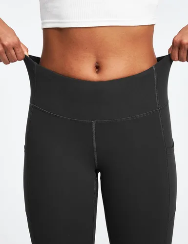 Miniatura 5 de Heathyoga - Leggings con forro de vellón y bolsillos para mujer, leggings térmicos, pantalones de yoga cálidos de cintura alta para mujer