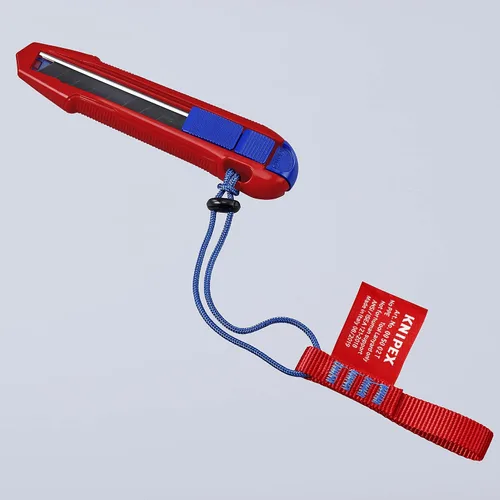 Miniatura 13 de KNIPEX Tools CutiX Cuchillo universal a presión, 6-1/2 pulgadas, rojo/azul