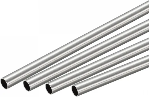 Miniatura 26 de uxcell Tubo redondo de acero inoxidable 304 0.079 in OD 0.008 in espesor de pared 11.811 in longitud 4 piezas