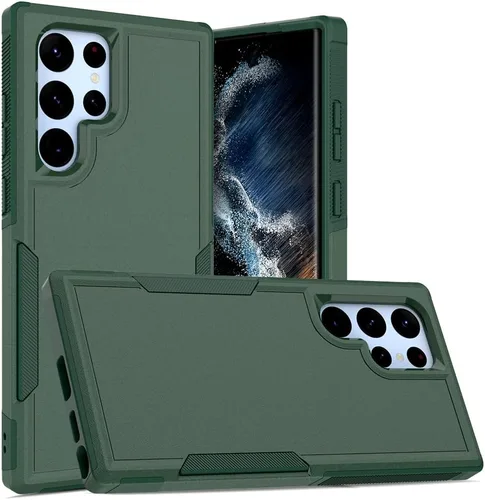 Miniatura 93 de Funda para Samsung Galaxy S22 Ultra - Funda protectora a prueba de golpes, fuerte y duradera, color negro