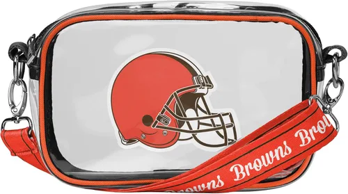 Miniatura 17 de FOCO NFL Womens NFL Team Logo Stripe Clear Crossbody Bag