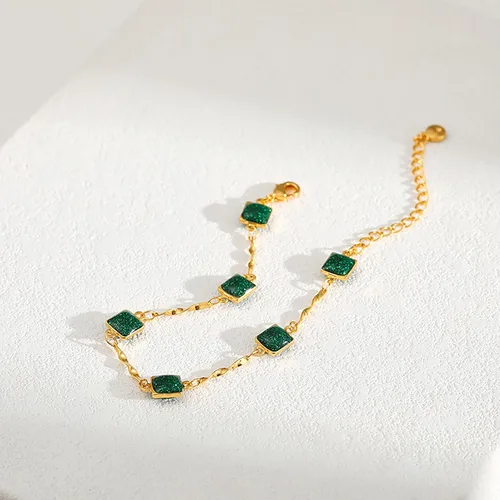 Miniatura 81 de Delicadas pulseras de oro para mujer, chapado en oro 18, ajustable, mal de ojo, mariposa, cuentas, perla, corazón, turquesa, hecha a mano para mujer