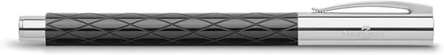 Miniatura 3 de Faber-Castell Ambition - Pluma estilográfica, color negro rombo - mediano