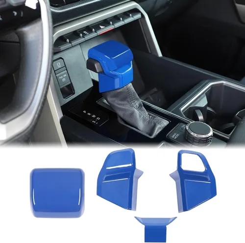Miniatura 19 de Aunginsy Cubierta de freno de mano para palanca de cambios de automóvil, compatible con Toyota Tundra 2022+, Sequoia 2023+ y Tacoma 2024+, perilla