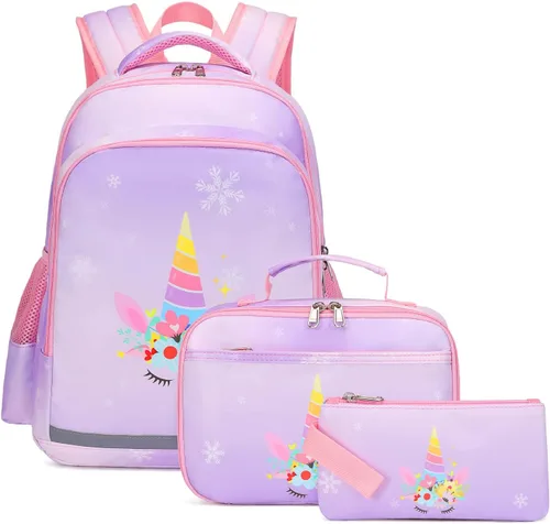 Mochila para niñas para niños, mochilas para niños pequeños, Pp-uni, 15 *4*11 (IN), Unicornio