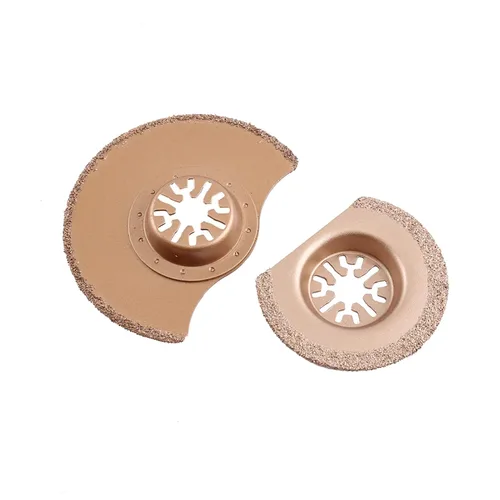 Miniatura 7 de Juego de 6 hojas de carburo para carpintería, juego de hojas de sierra oscilantes prácticas multiherramienta, accesorios universales para cortar