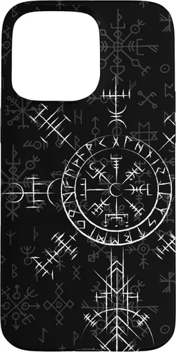 Miniatura 30 de Carcasa celta Vegvísir para iPhone 11, diseño de brújula vikinga, color celta