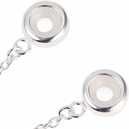 Miniatura 4 de Hoobeads - Colgante de plata de ley 925 para pulseras europeas