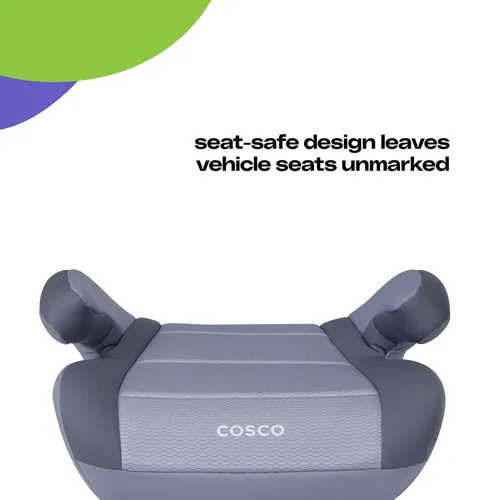 Miniatura 3 de Cosco Topside - Asiento elevador sin espalda, asientos elevadores ligeros para automóviles de 40 a 100 libras, asiento elevador sin respaldo