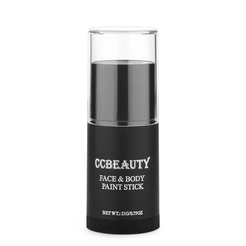 Miniatura 8 de CCbeauty Palo de pintura facial dorada metálica, kit de pintura facial con purpurina, pintura corporal profesional, kit de maquillaje SFX no tóxico