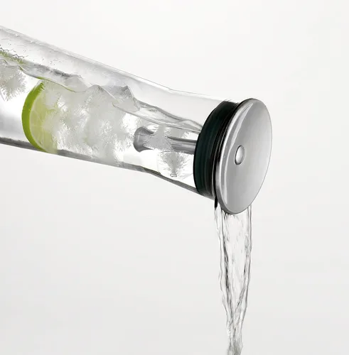 Miniatura 7 de Simax - Decantador para agua INDIS 1.1L jugo de vino, klid de metal, talla única, transparente