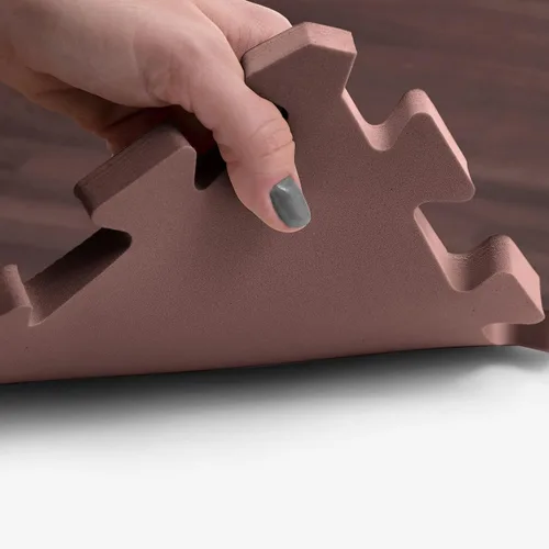 Miniatura 14 de IncStores baldosas de madera blanda de 2' x 2' con bordes 5/8" - Roble oscuro