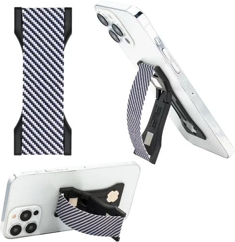 Miniatura 61 de LOVEHANDLE PRO Premium Phone Grip - Correa de silicona para teléfono - Soporte magnético para teléfono y soporte para teléfono inteligente y tableta