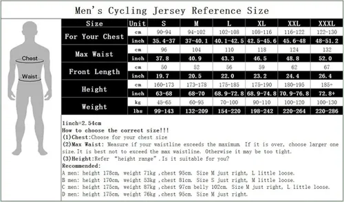 Miniatura 3 de Maillot de ciclismo para hombre, con cremallera completa, para bicicleta