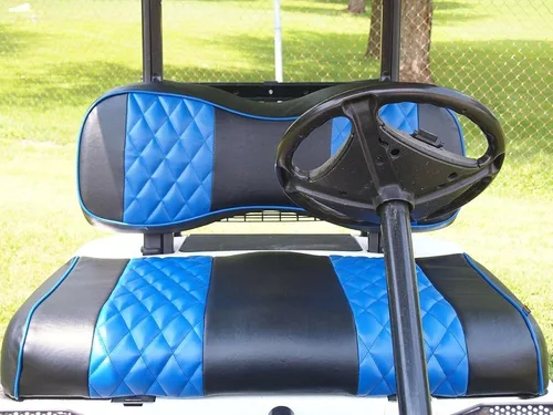 Miniatura 3 de Huskey - Fundas de asiento delantero y trasero para carrito de golf compatibles con modelos Yamaha G29 Drive & Drive 2 2007 en adelante, ajuste Negro