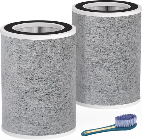 Miniatura 8 de Leemone True HEPA HP201 HP202 Reemplazo de filtro para Shark HP200 Serie & HC501 HC502 UA205 Air Puri-fier MAX, Filtro de Grado H13 3-en-1, Parte #