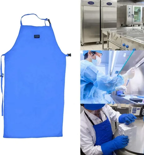 Miniatura 5 de Delantal de seguridad a baja temperatura Delantal impermeable y transpirable con delantal criogénico de temperatura ultra baja protección
