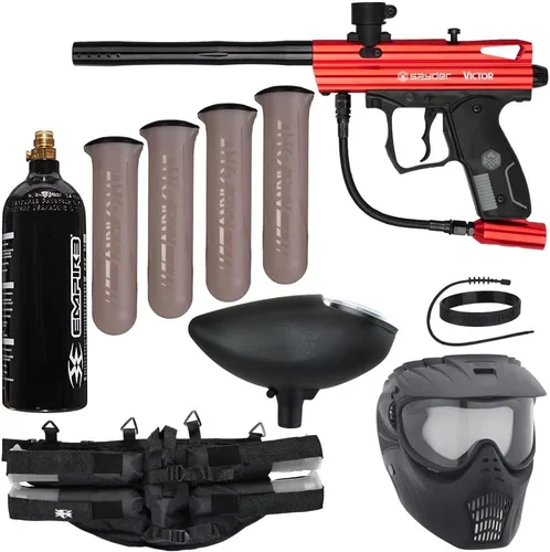 Miniatura 3 de Action Village Kit de Paquete de Pistola de Paintball Kingman Spyder Epic (Victor)