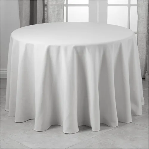 Miniatura 2 de Mantel de comedor o cocina, 100% poliéster, 100 % poliéster, redondo de 72 pulgadas (1 unidad)