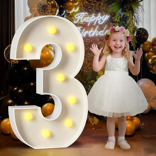 Miniatura 57 de Mixifox Letras O de marquesina de 3 pies, letras grandes iluminadas de 3 pies de alto con luces, letra grande para boda, compromiso, graduación