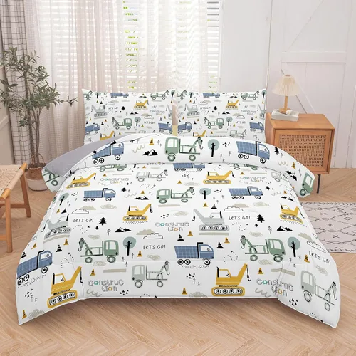 Miniatura 9 de NINENINE Juego de edredón de ciervo, juegos de ropa de cama twin para niños, juegos de edredón de camuflaje, juegos de edredón twin para niños