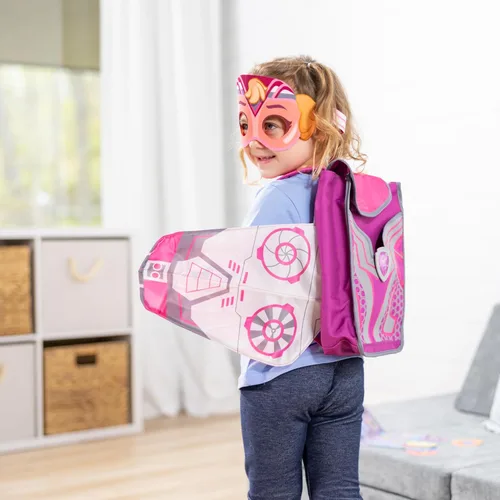 Miniatura 7 de Melissa & Doug PAW Patrol™ The Mighty Movie Mighty Skye Paquete de rol con alas para niños pequeños y niños mayores de 3 años
