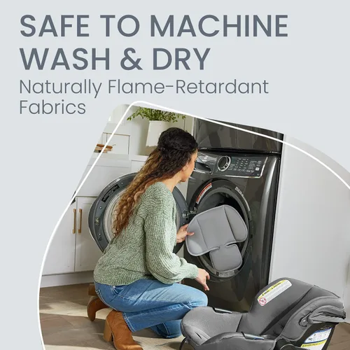 Miniatura 6 de Sistema de viaje para bebé Britax Willow Brook, conjunto de asiento de coche y cochecito con base Aspen, tecnología ClickTight, sistema RightSize