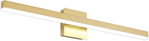 Miniatura 12 de JOOSSNWELL Lámpara de iluminación LED para tocador de baño, barra de luz de baño moderna, 23.62 pulgadas, color negro, 18 W, 4000 K